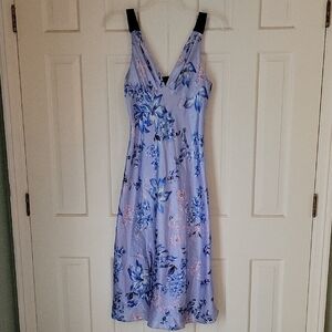 Satiny Babydoll Maxi Slip Dress Womens Sz S Romantic Coquette